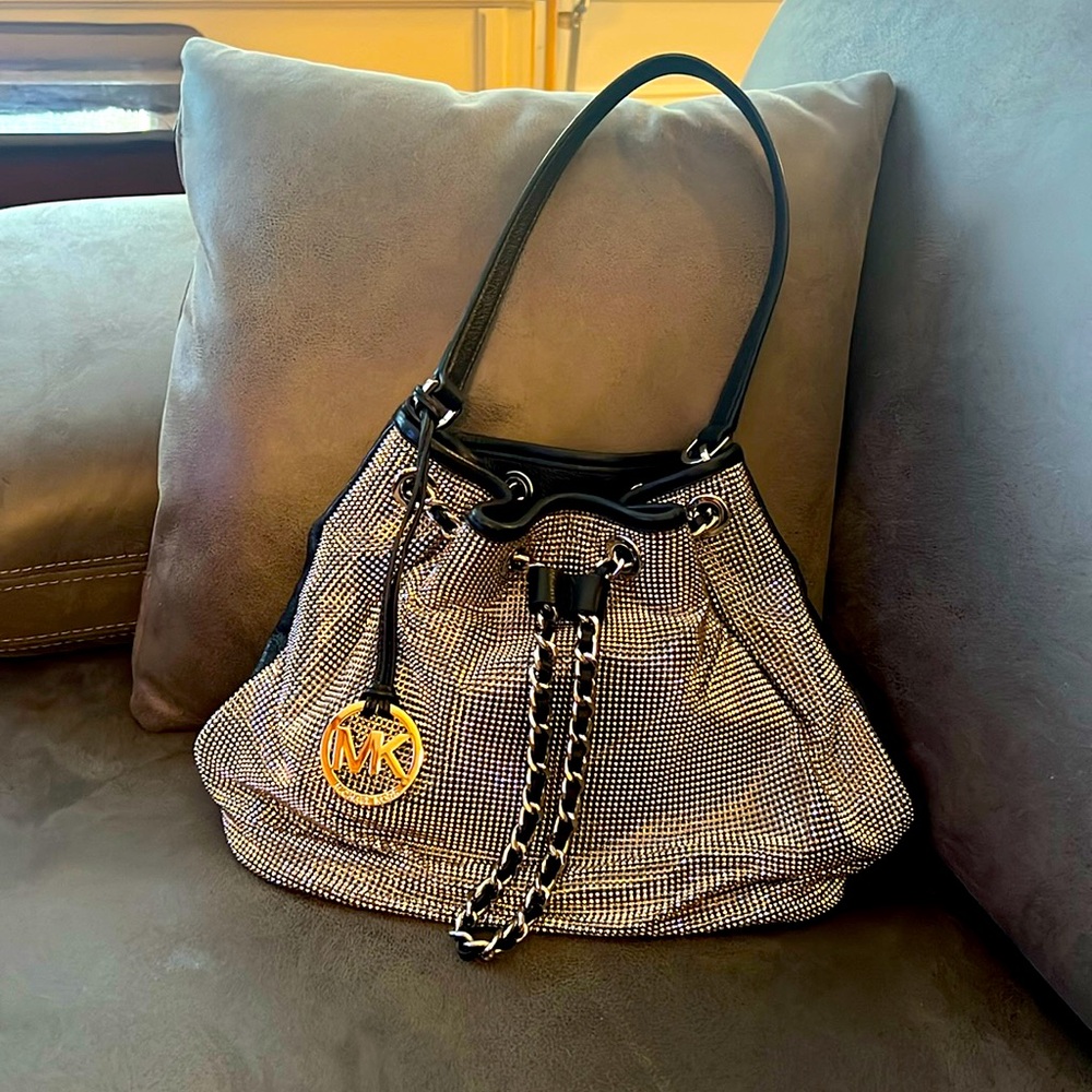 Leather bucket MK bag